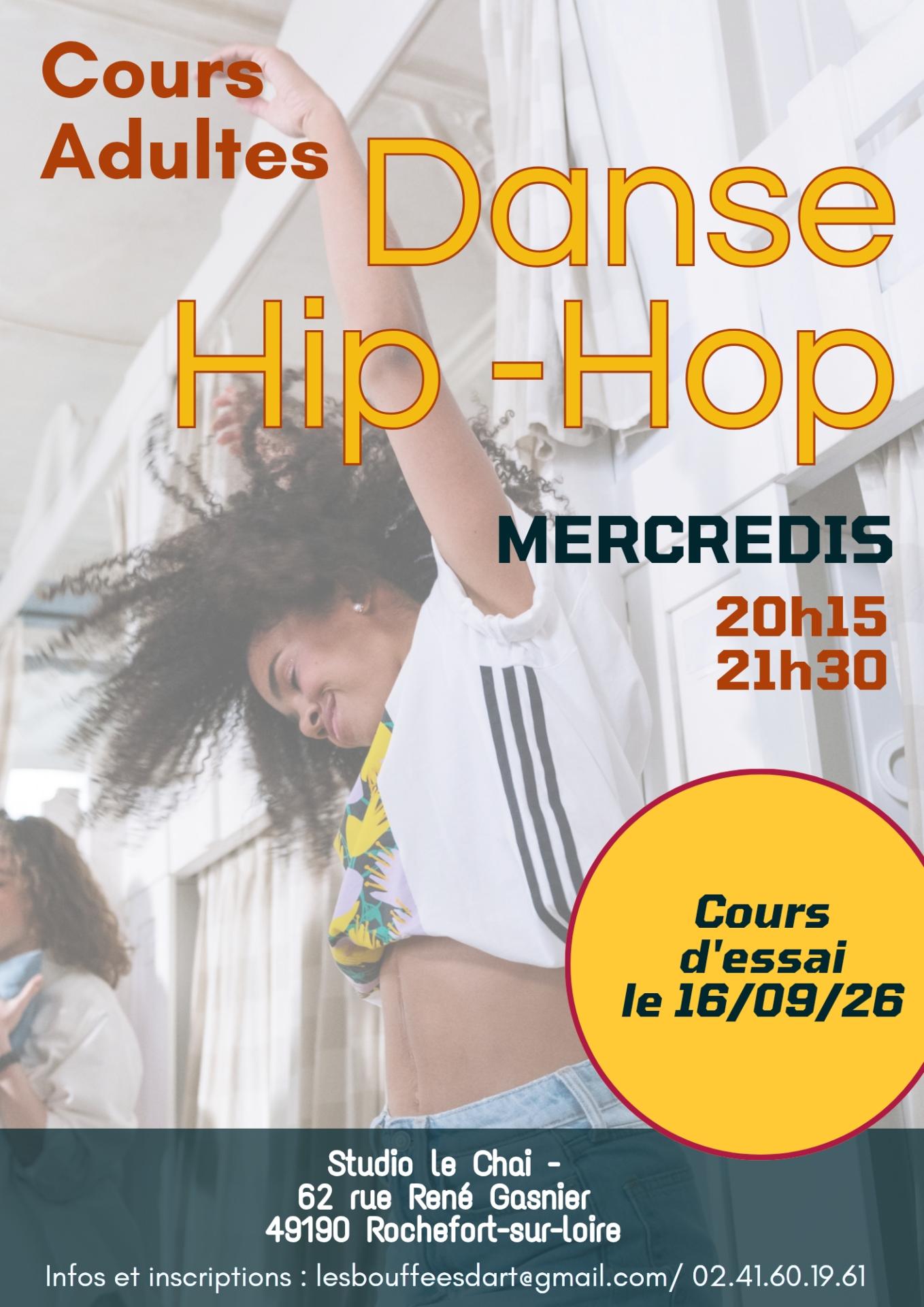 cours de danse hip adultes 2026 2027